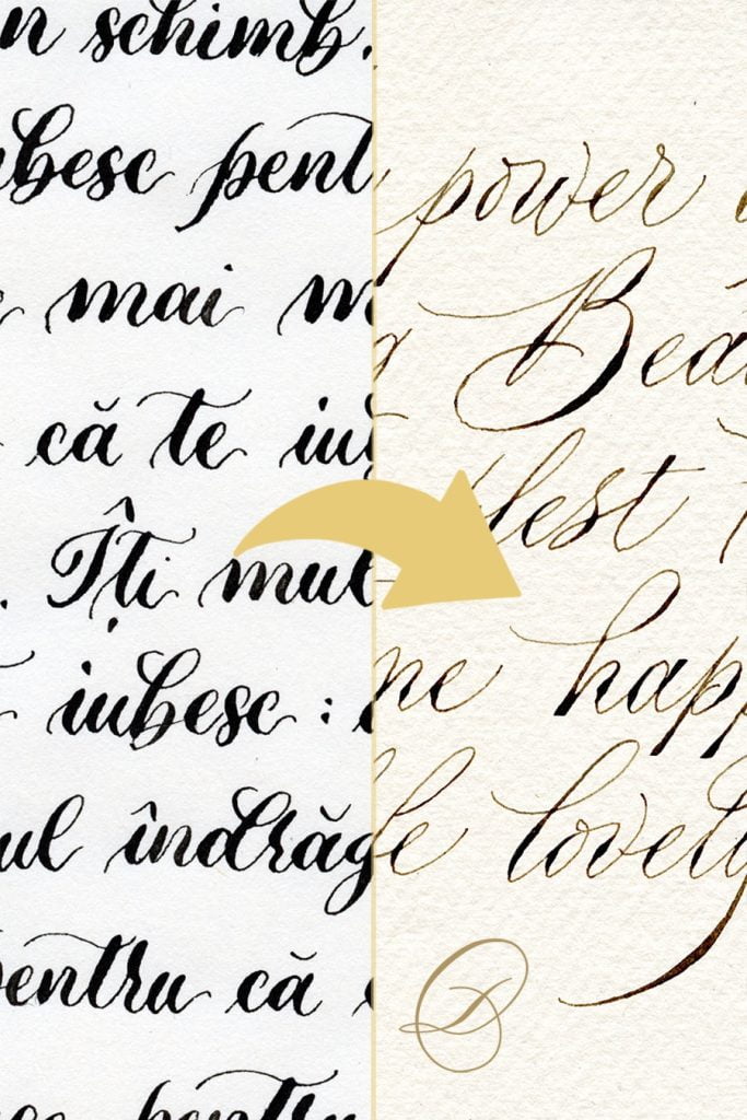 Curs Perfecționare în Caligrafia cu Penița