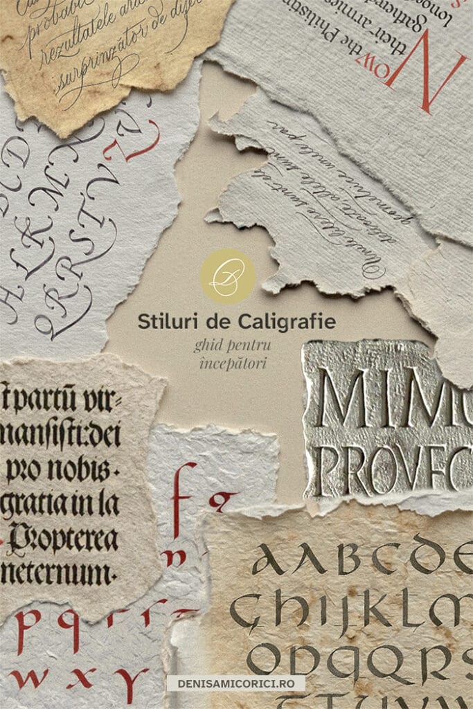 Ce stiluri de caligrafie există